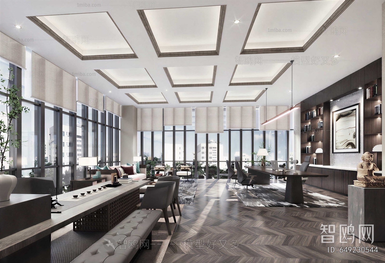 New Chinese Style Manager's Office