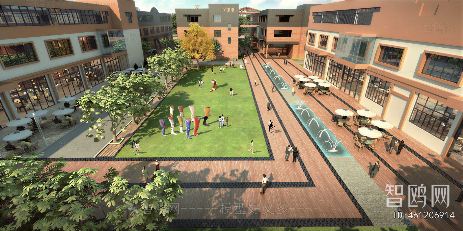 Modern Courtyard/landscape