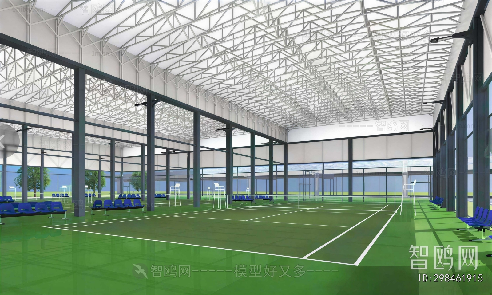 Modern Basketball Arena