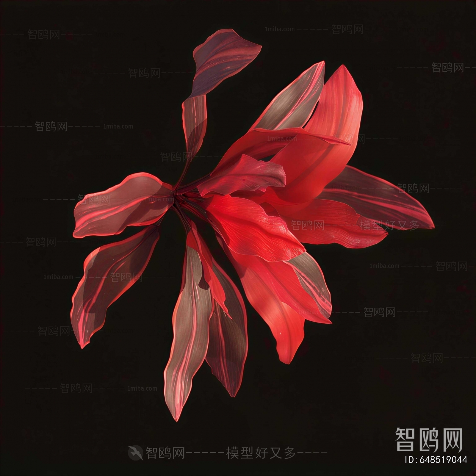 Modern Flowers And Grass