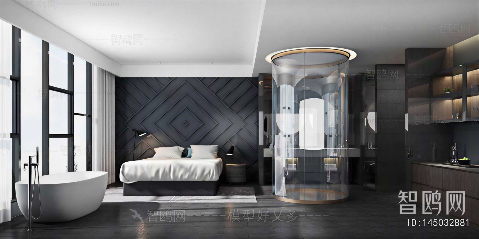 Modern Guest Room