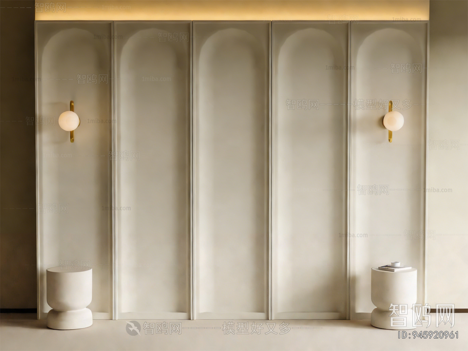 French Style TV Wall