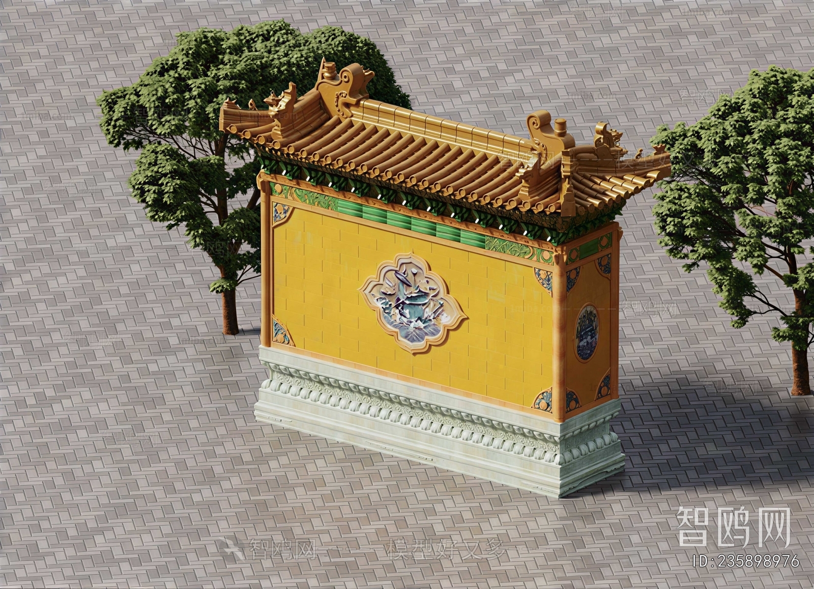 Chinese Style Landscape Wall