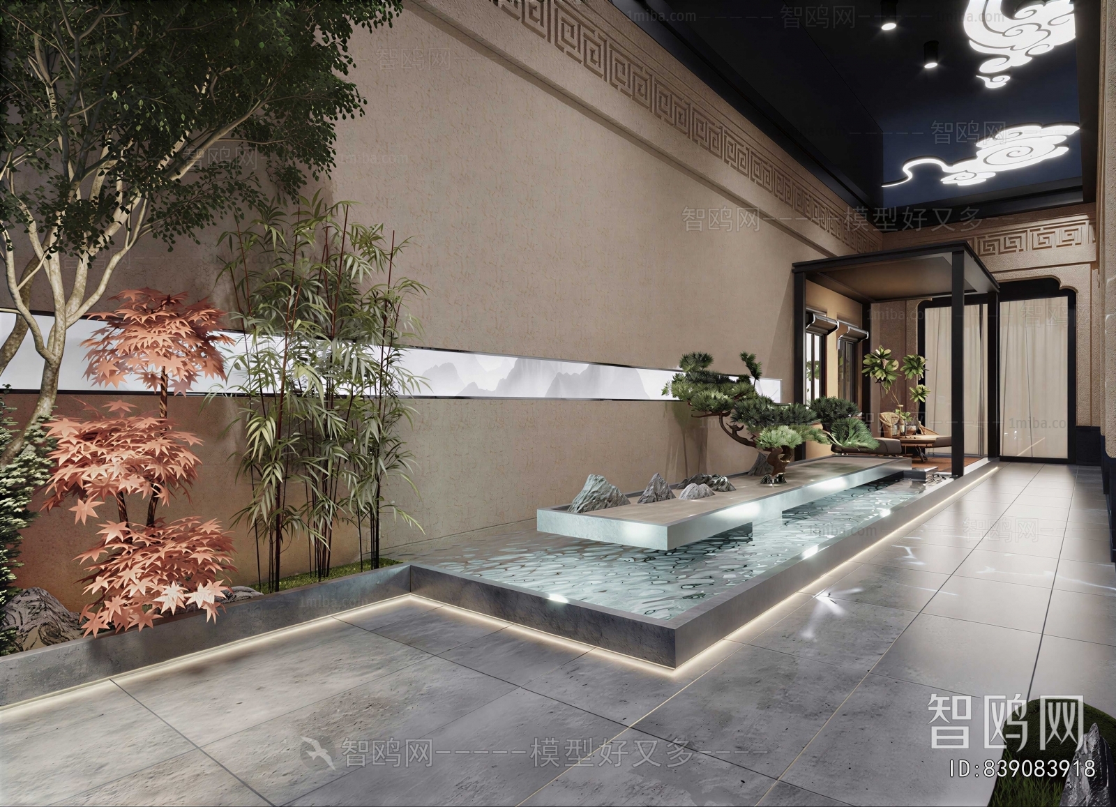 New Chinese Style Hallway