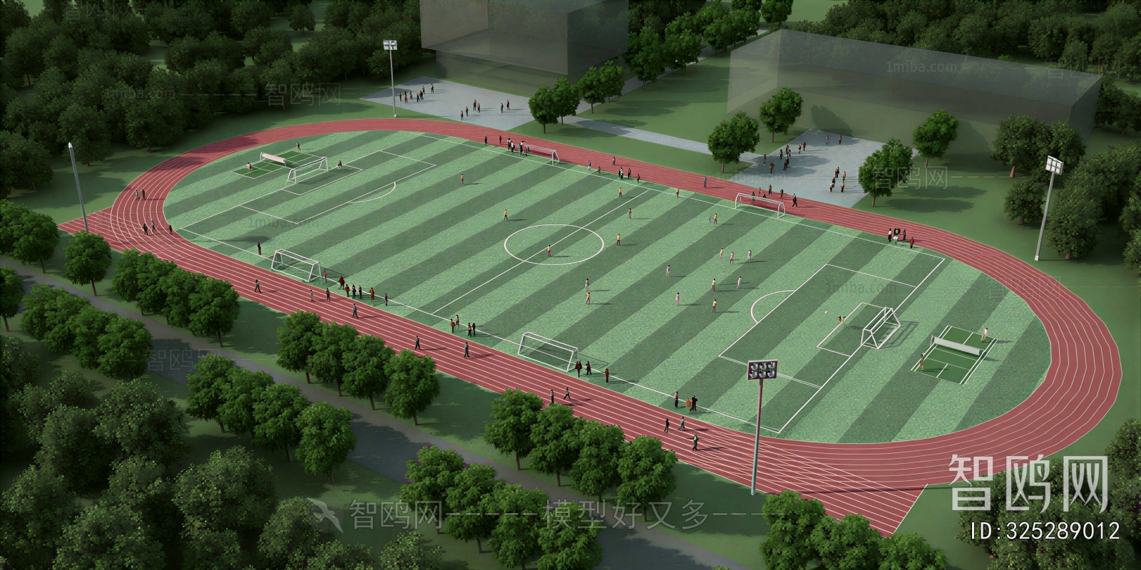 Modern Outdoor Sports Stadium