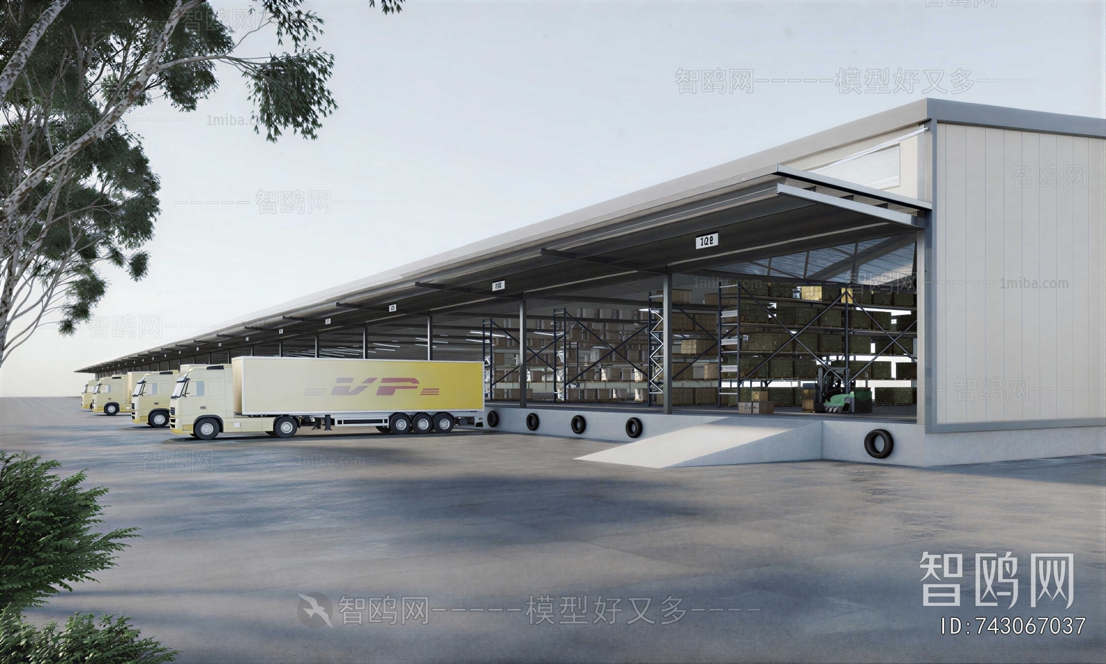 Modern Factory Floor/warehouse