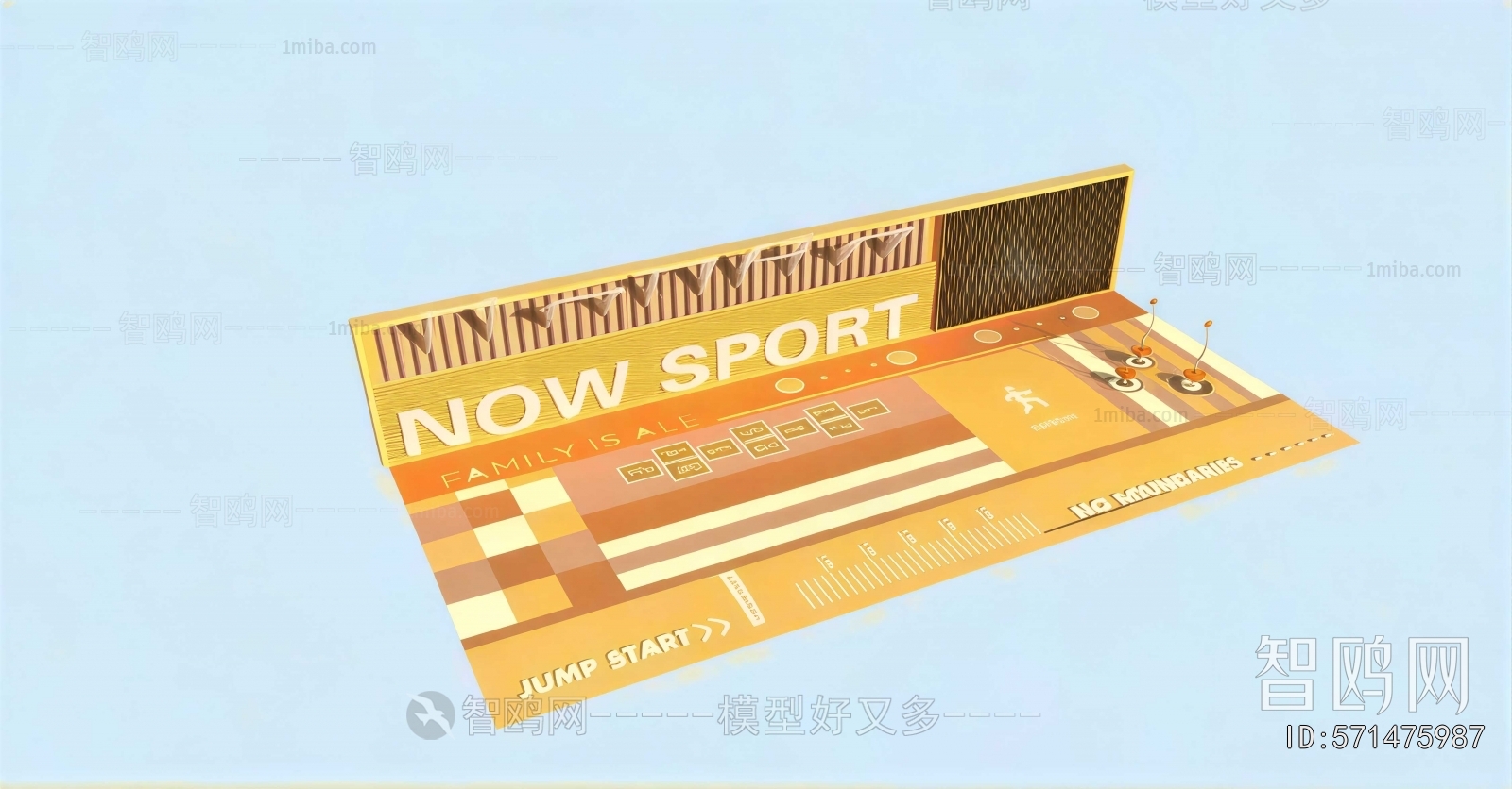 Modern Outdoor Sports Stadium