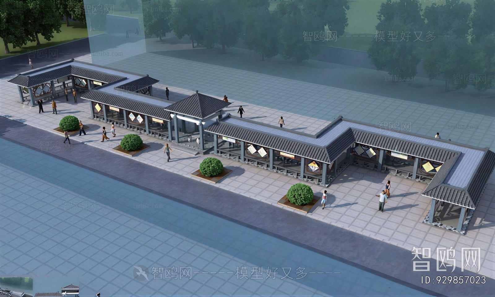 New Chinese Style Commercial Street