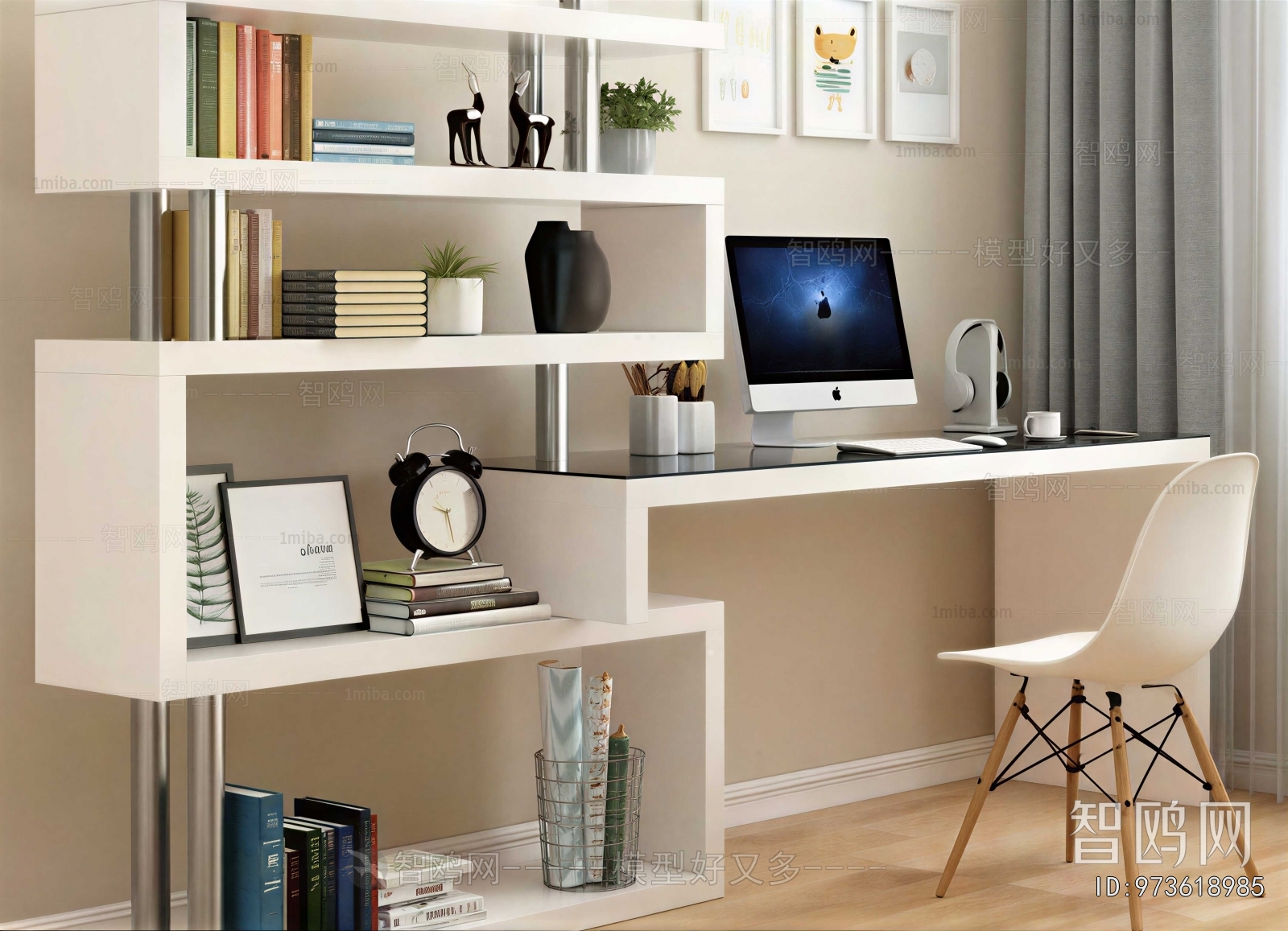 Modern Computer Desk And Chair