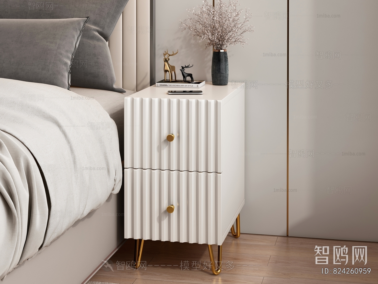 Modern Bedside Cupboard