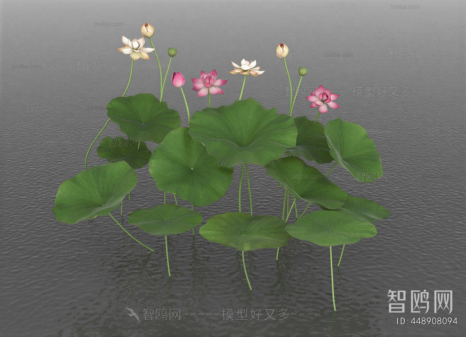 New Chinese Style Flowers And Grass