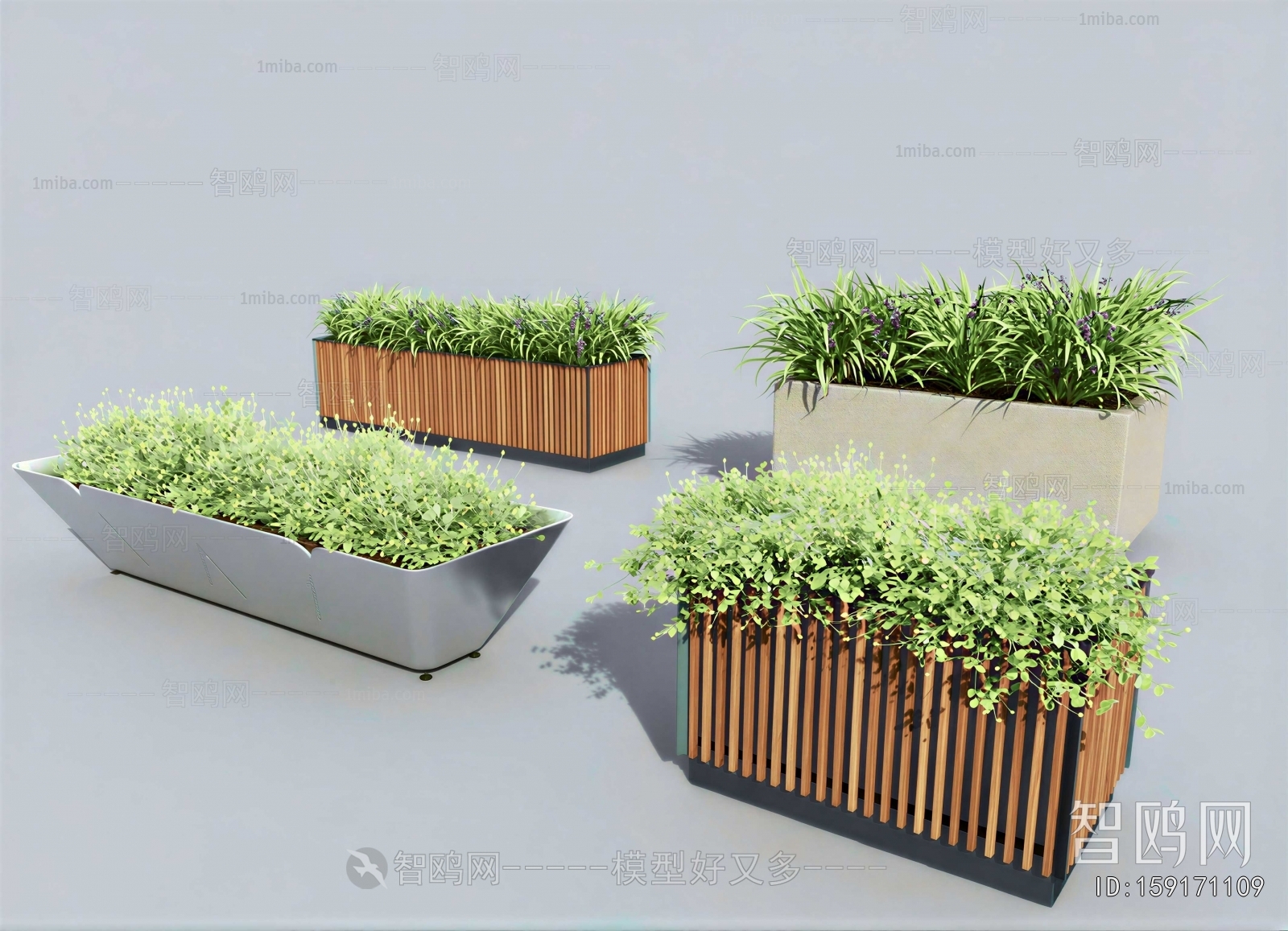 Modern Flower Bed, Flower Bowl, Flower Box