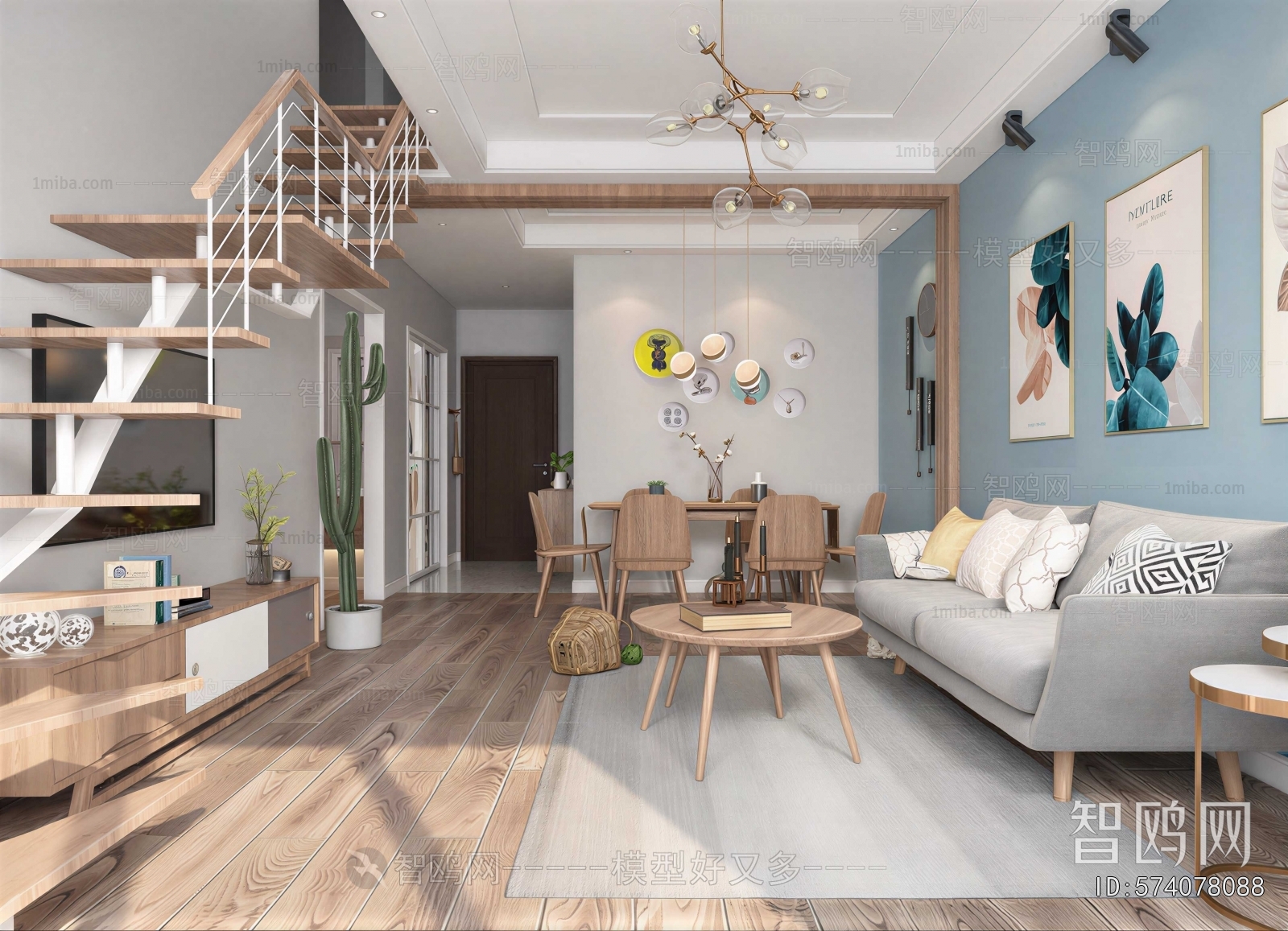 Nordic Style A Living Room