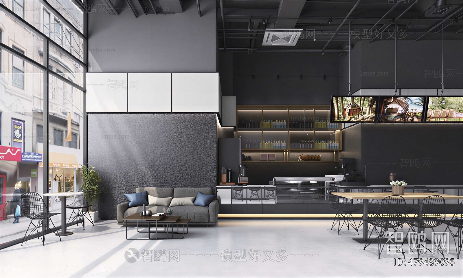 Industrial Style Cafe