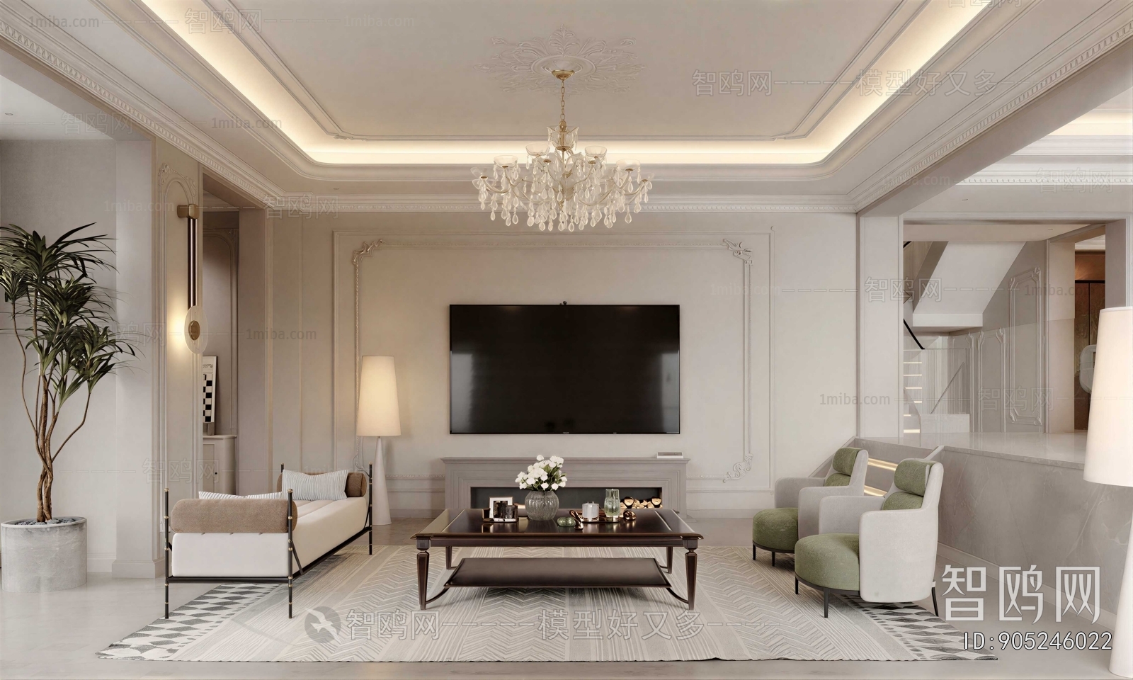 French Style A Living Room