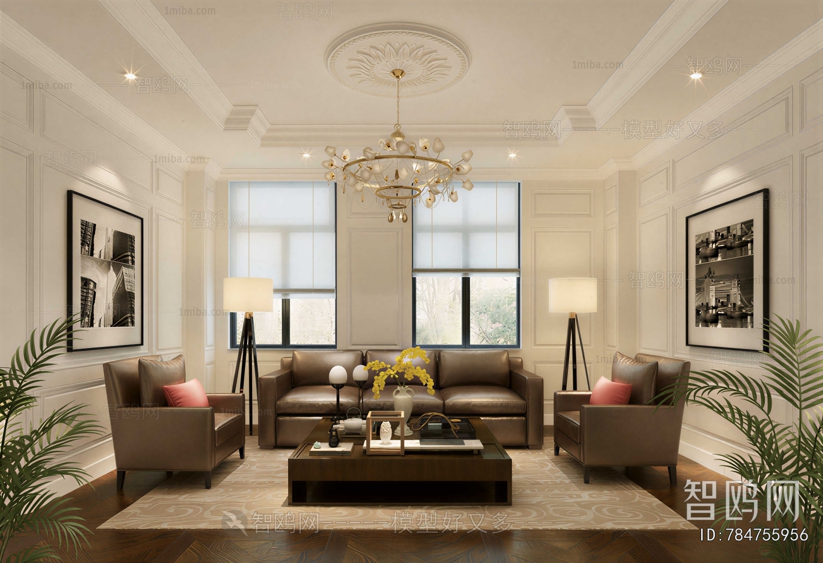 American Style A Living Room
