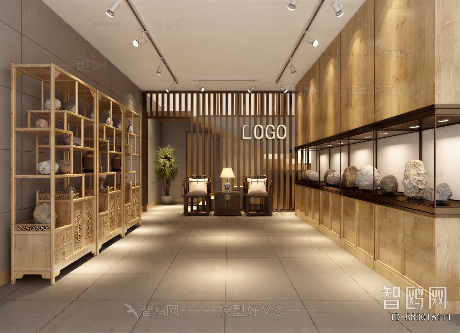 New Chinese Style Exhibition Hall