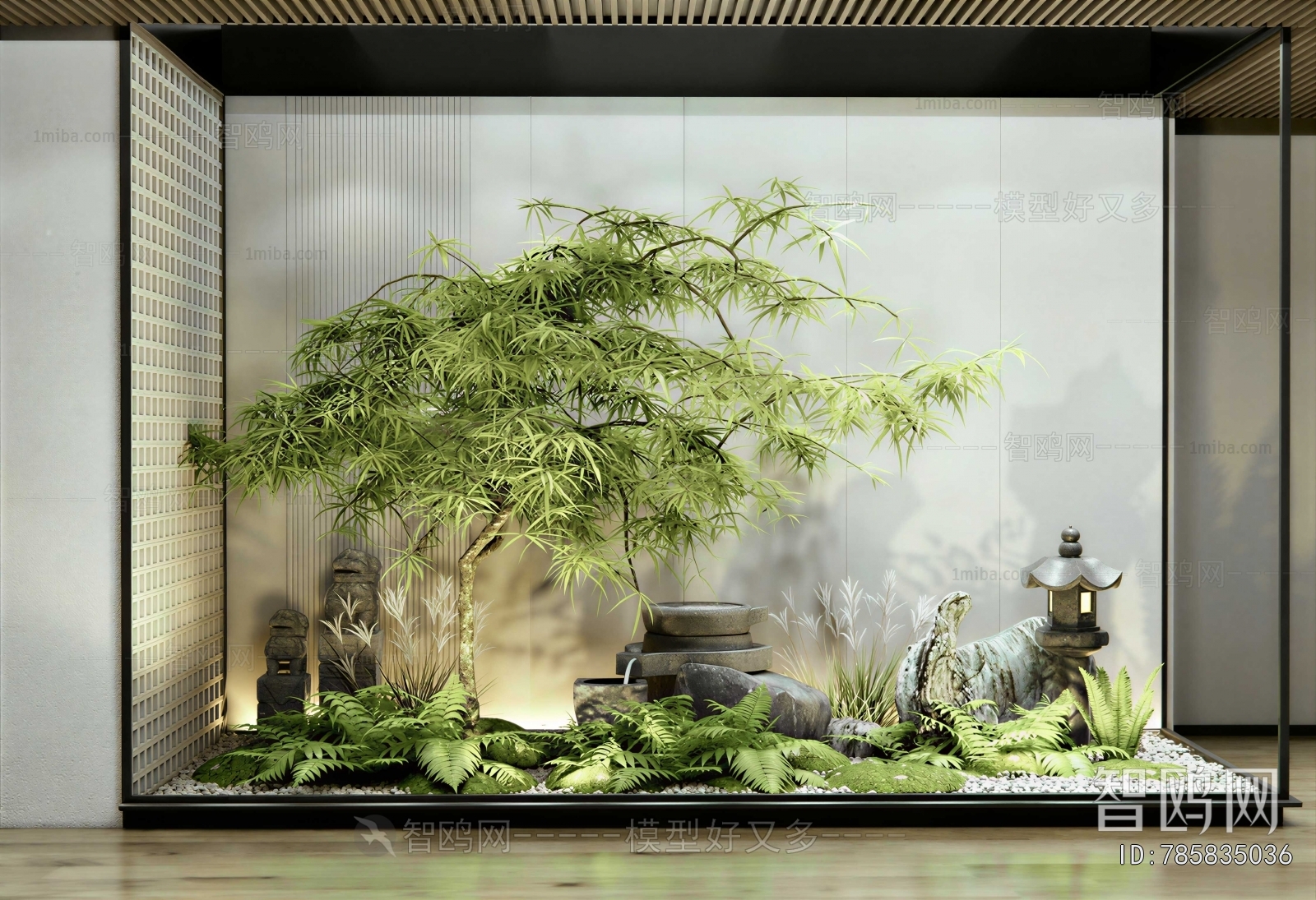 New Chinese Style Plant Landscaping
