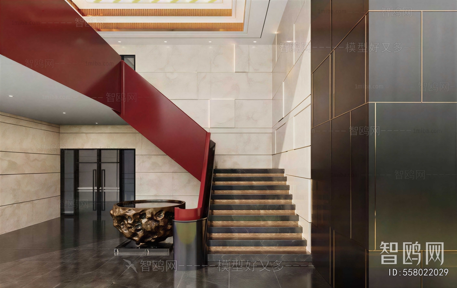 Modern Office Stairwell