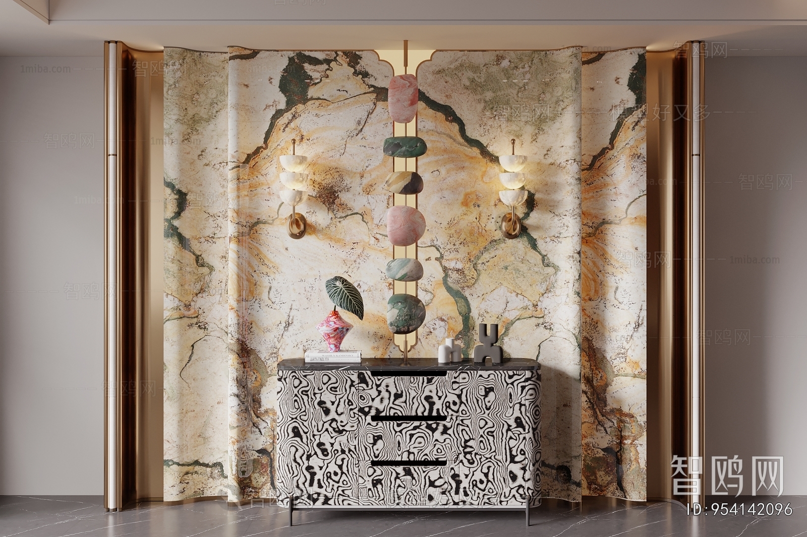Modern Entrance Cabinet