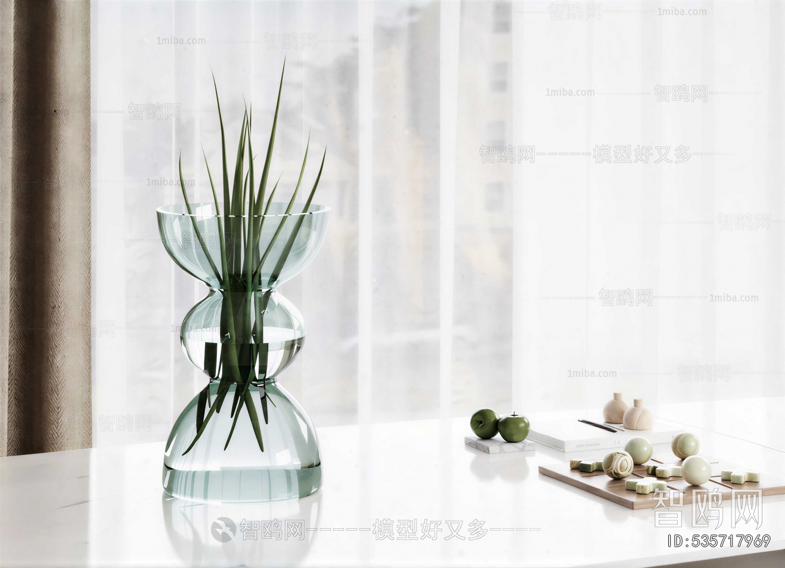 Modern Aquatic Green Plant