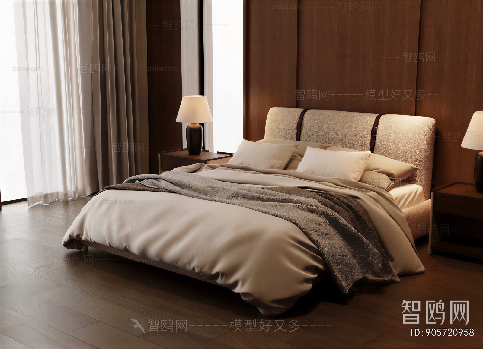 Modern Double Bed