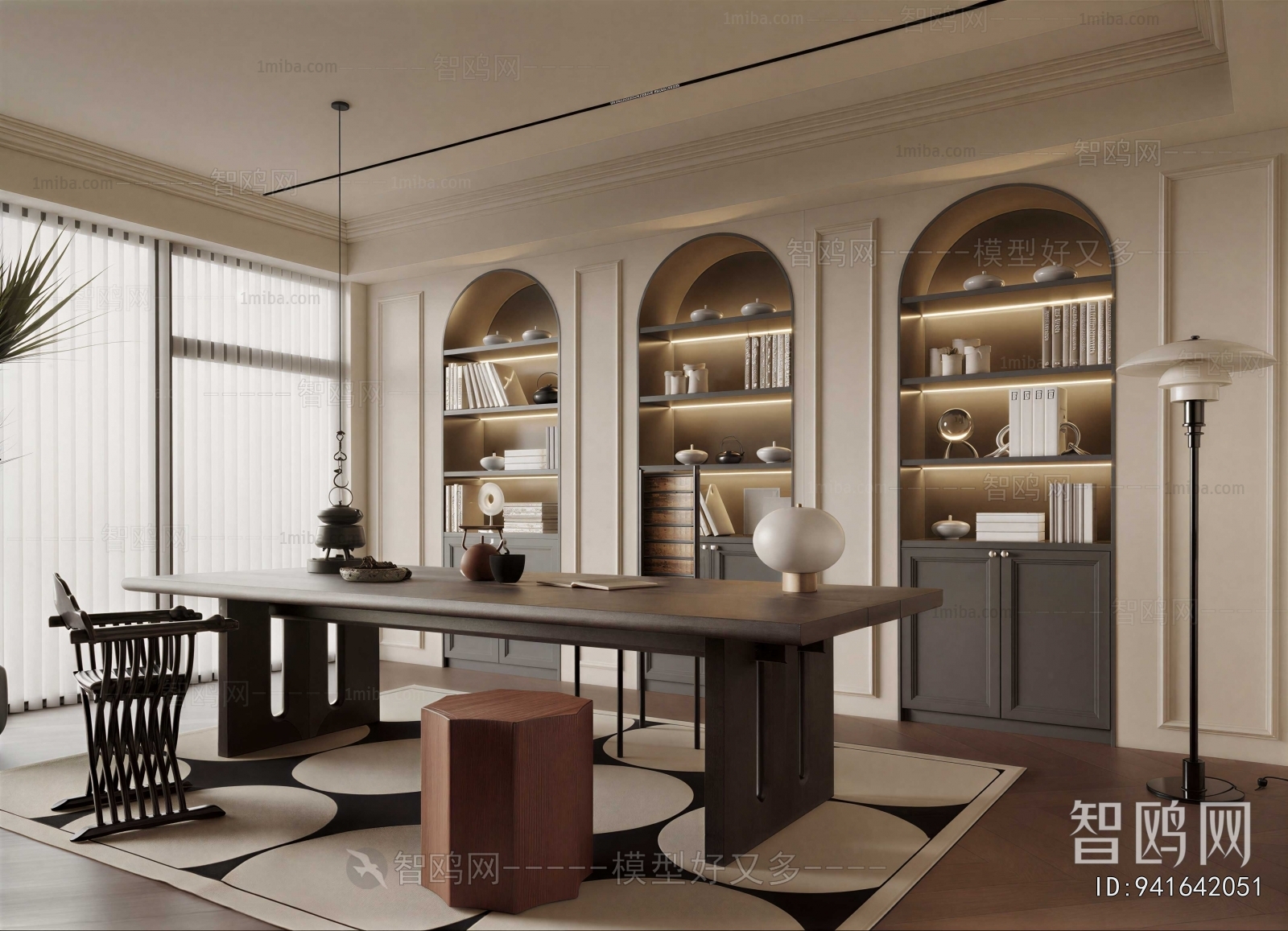 French Style Study Space