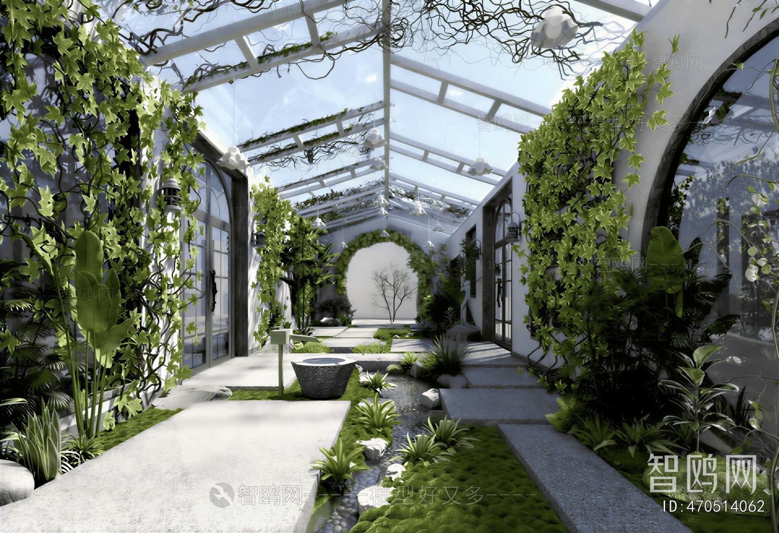 Chinese Style Courtyard/landscape