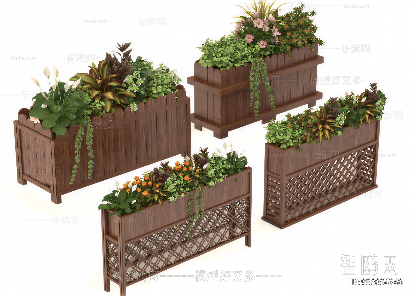 Modern Flower Bed, Flower Bowl, Flower Box