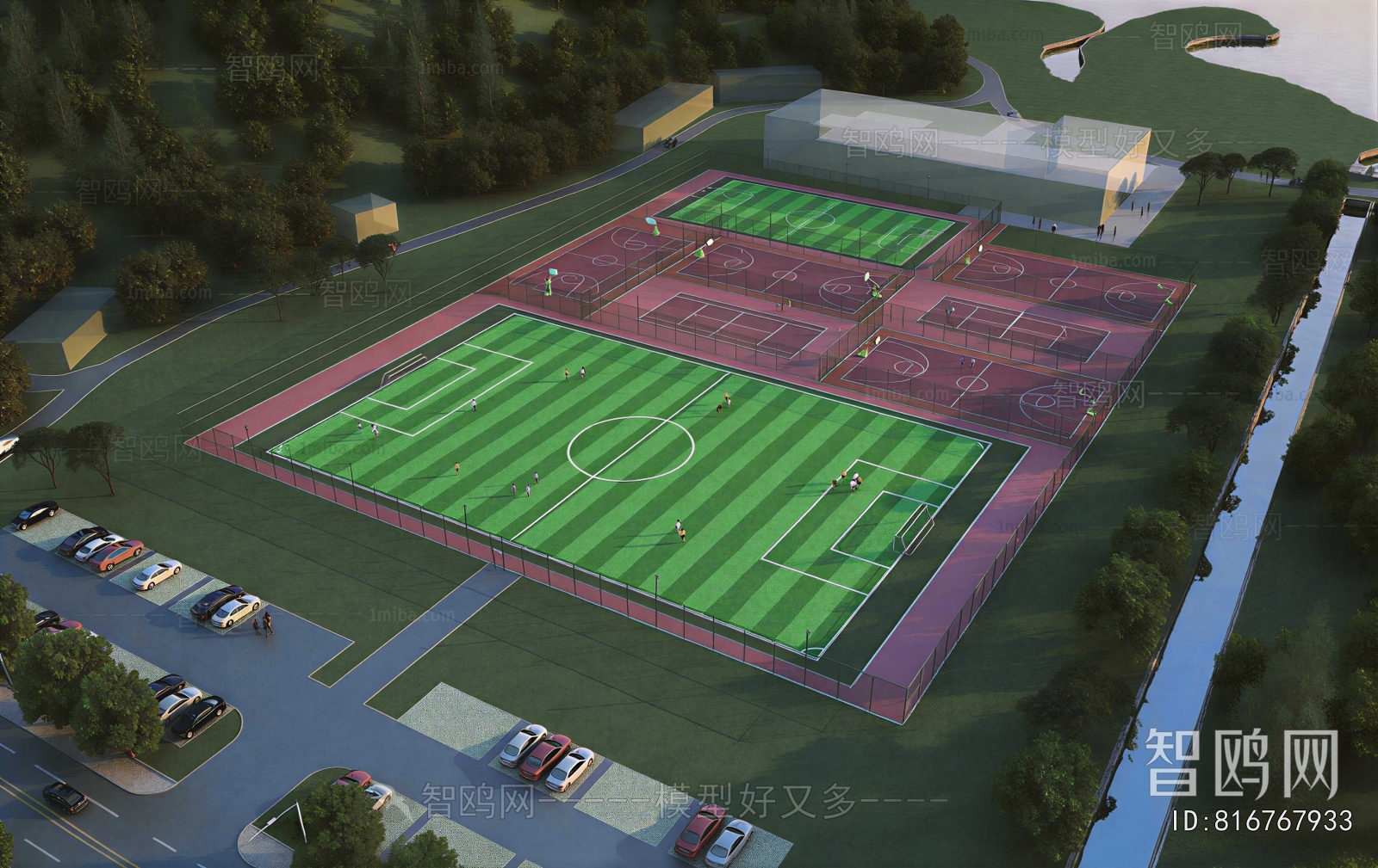 Modern Outdoor Sports Stadium