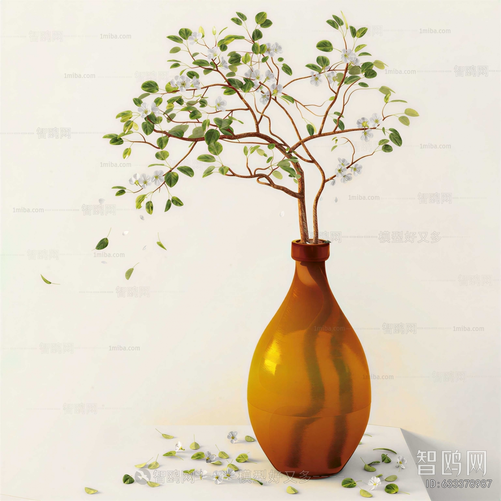 Modern Aquatic Green Plant