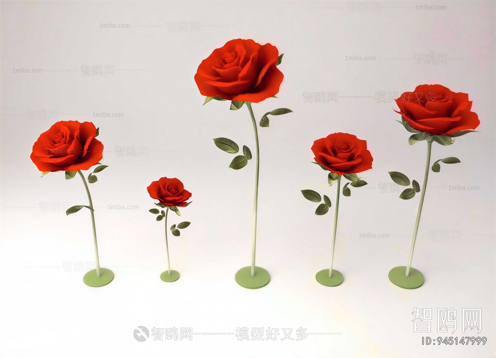 Modern Flowers And Grass