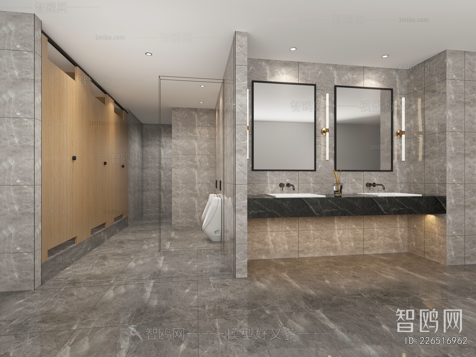 Modern Public Toilet