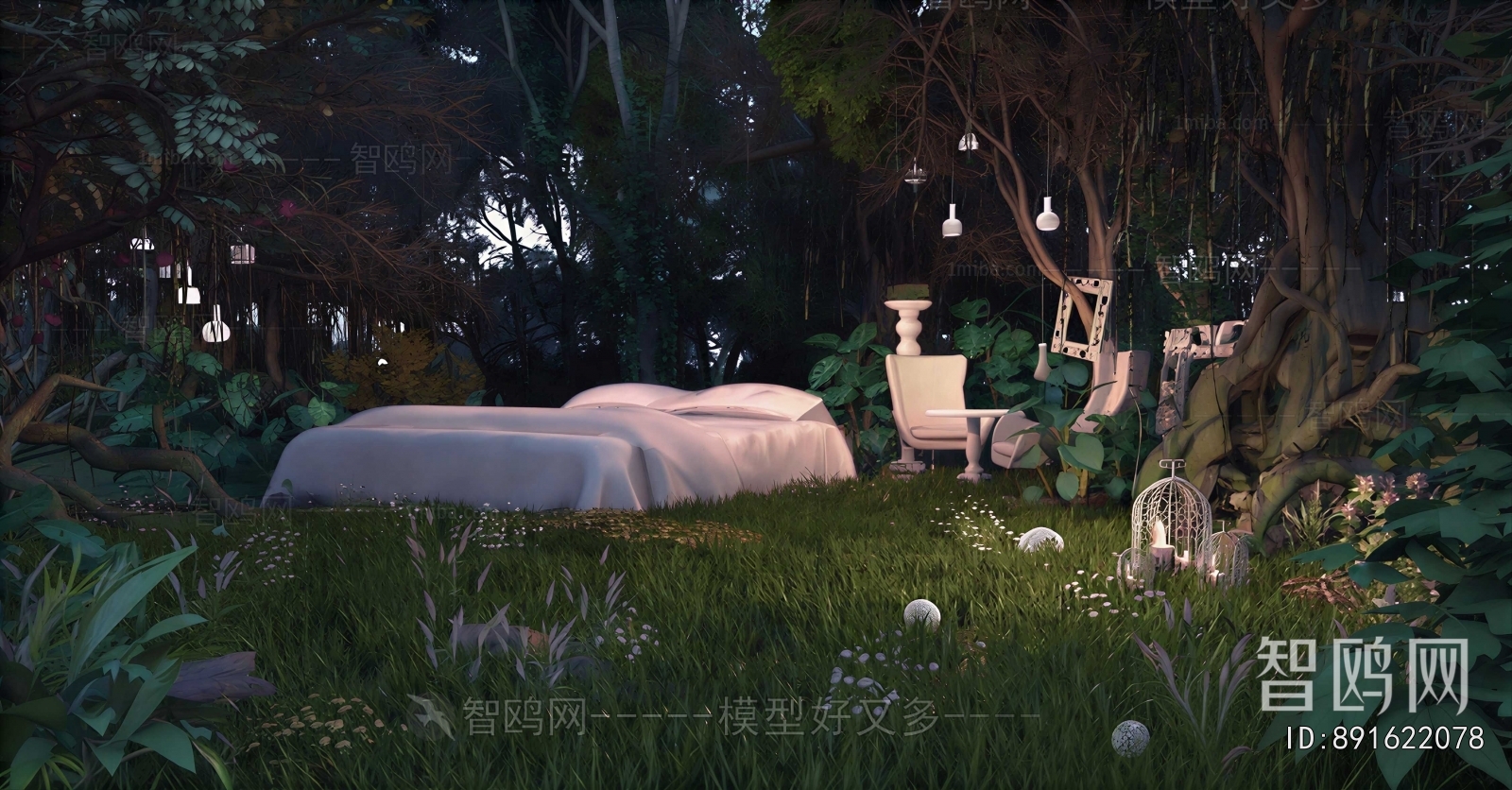 New Chinese Style Park Landscape