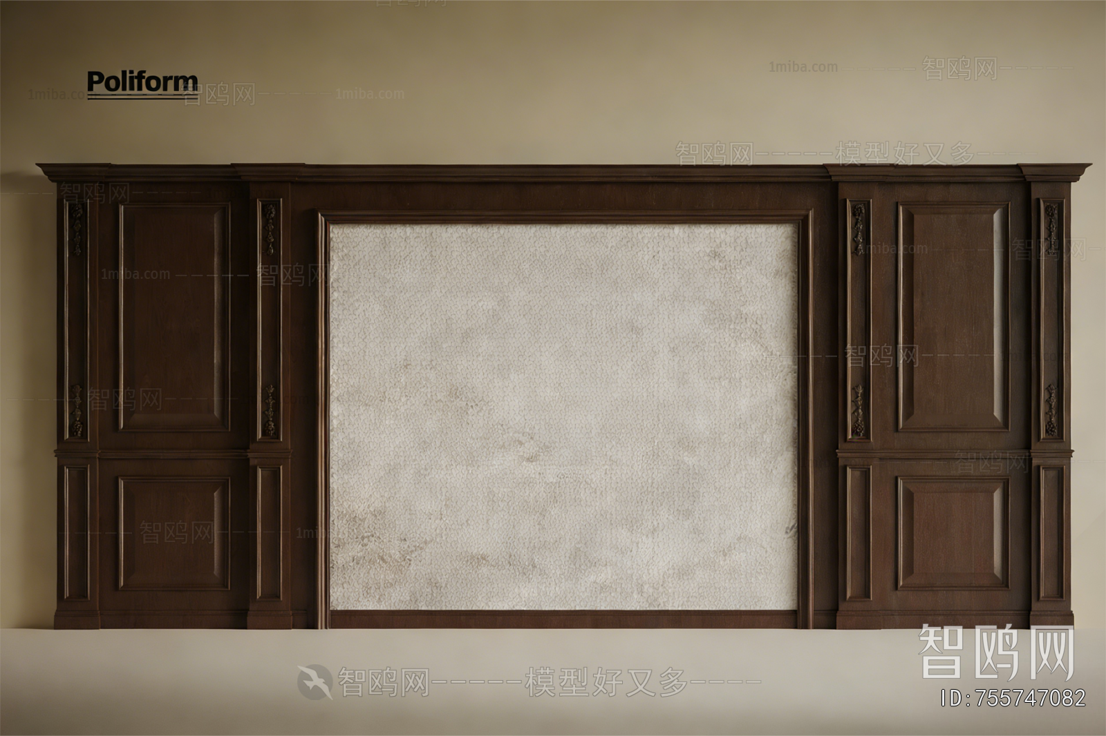 French Style TV Wall