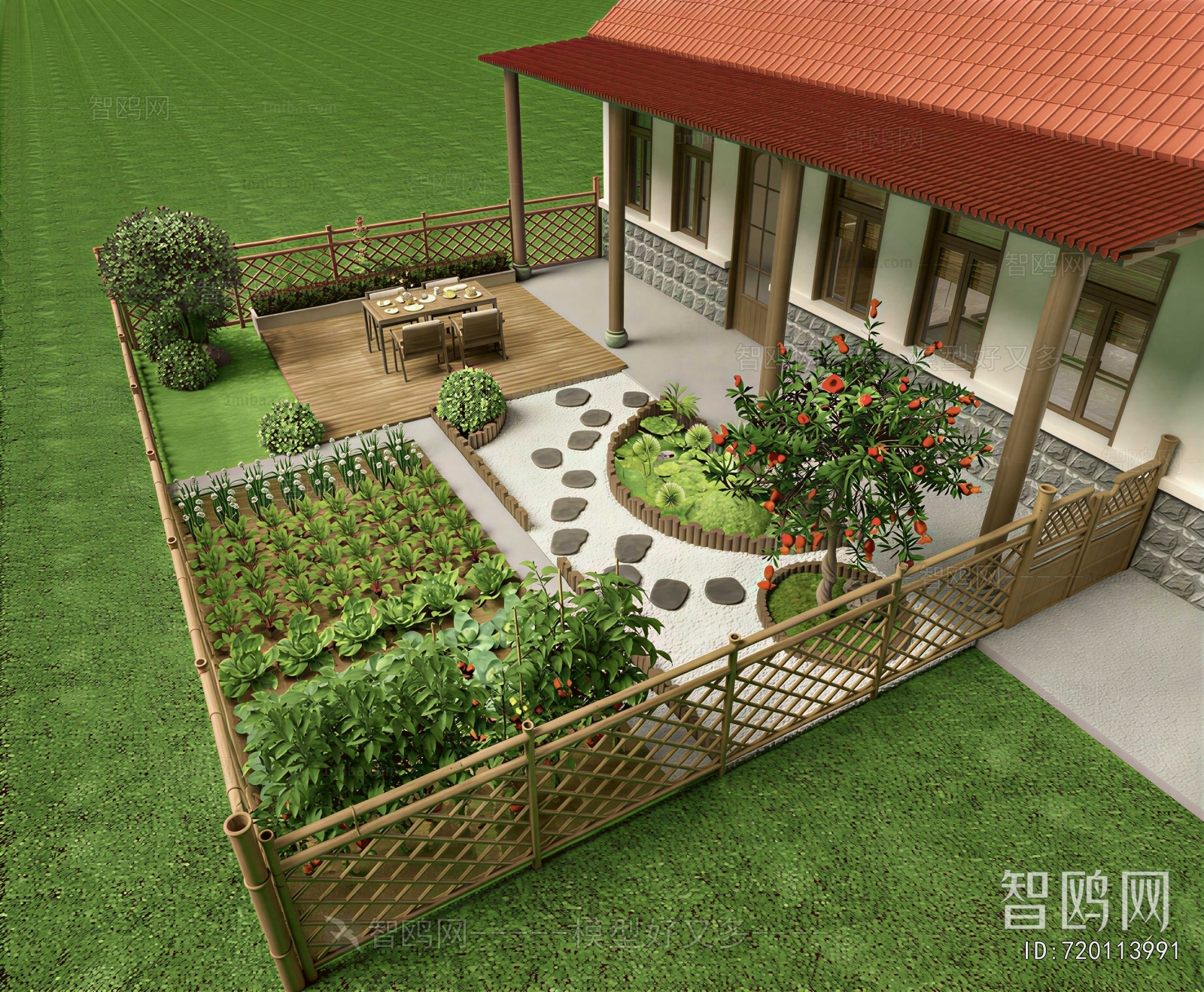 Modern Courtyard/landscape