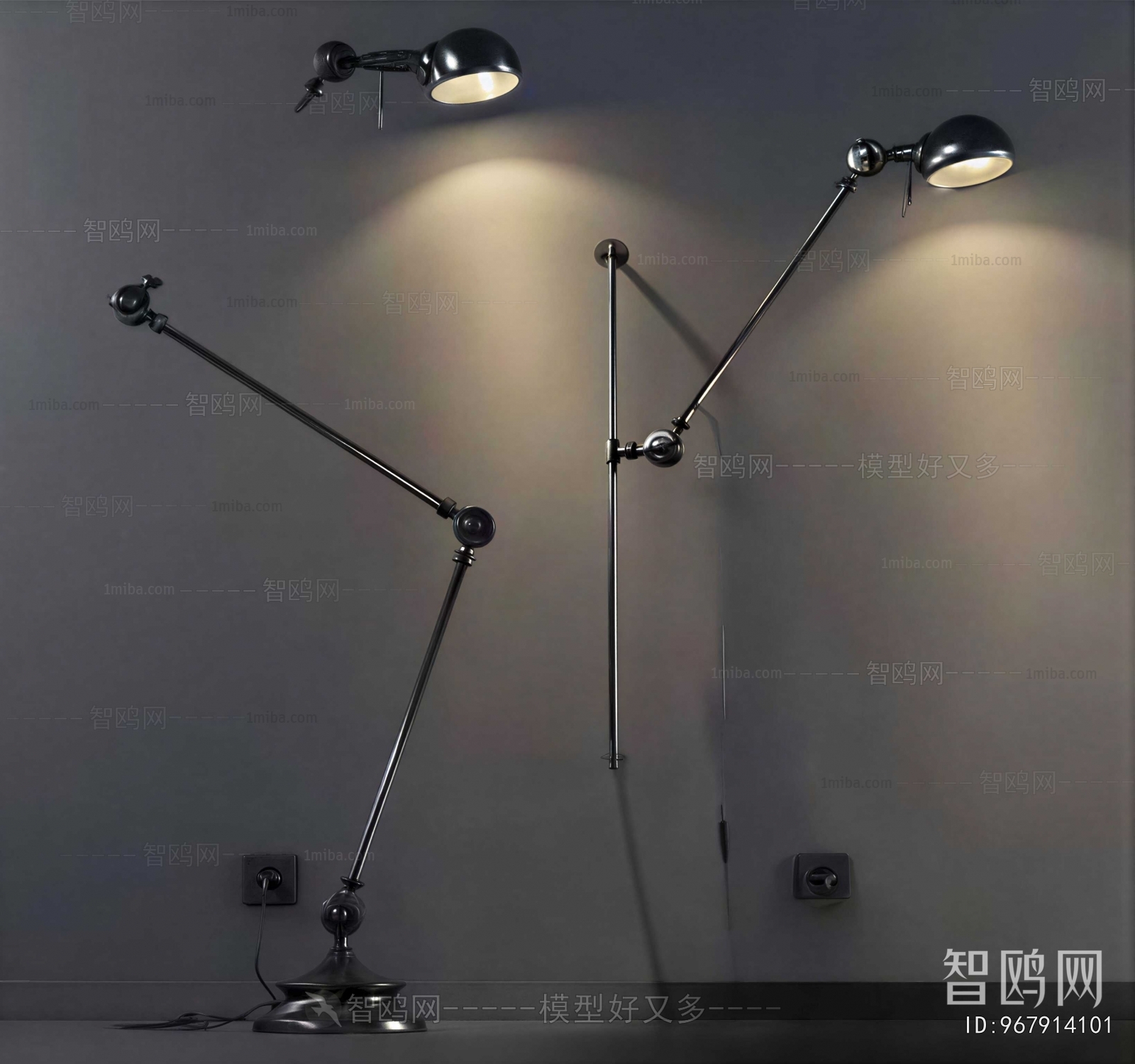Industrial Style Wall Lamp