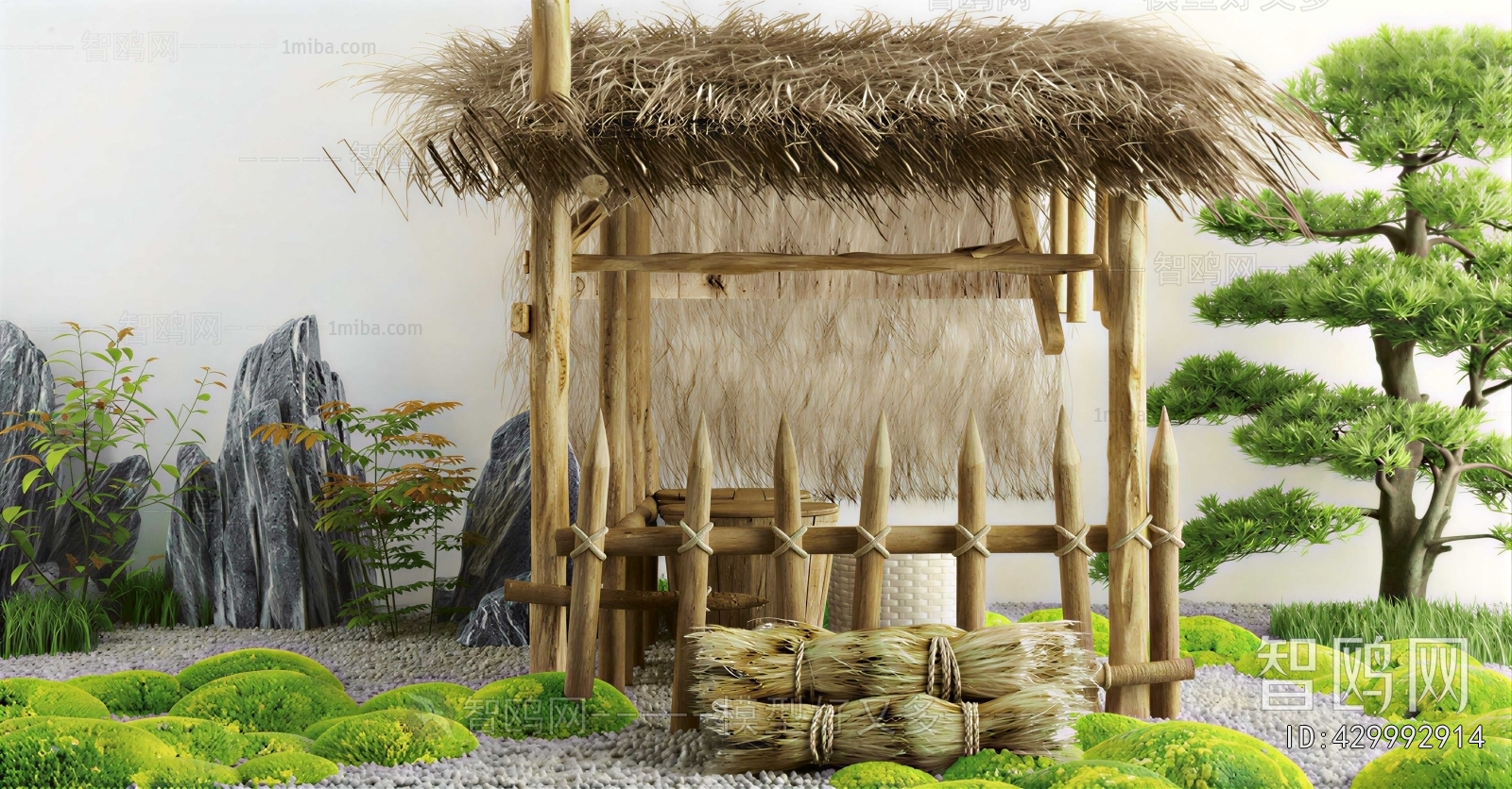 Japanese Style Rockery Waterscape
