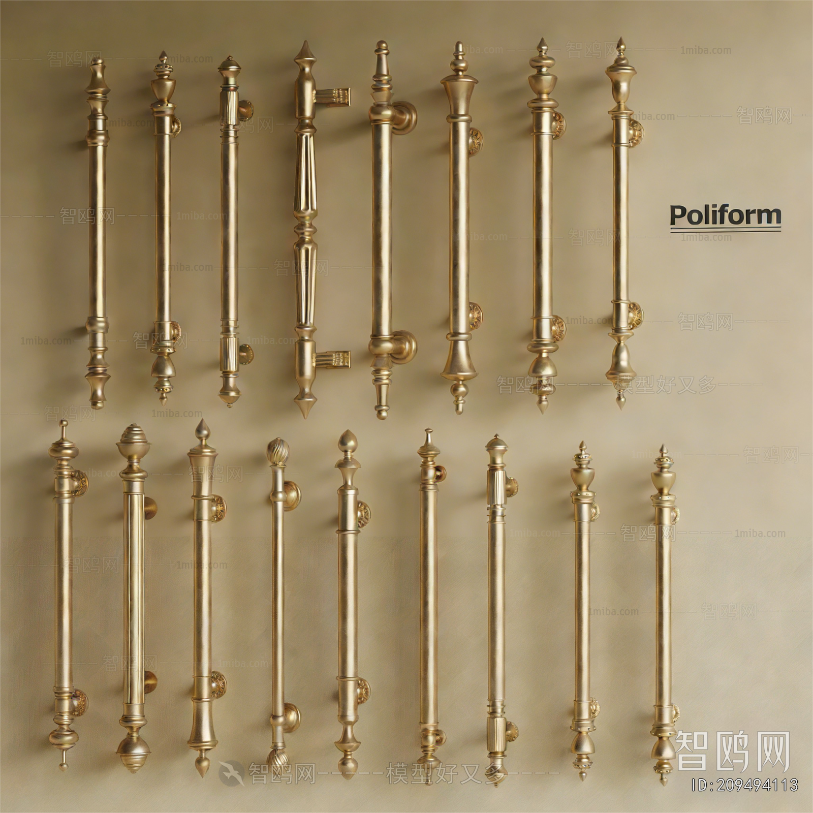 French Style Door Handle