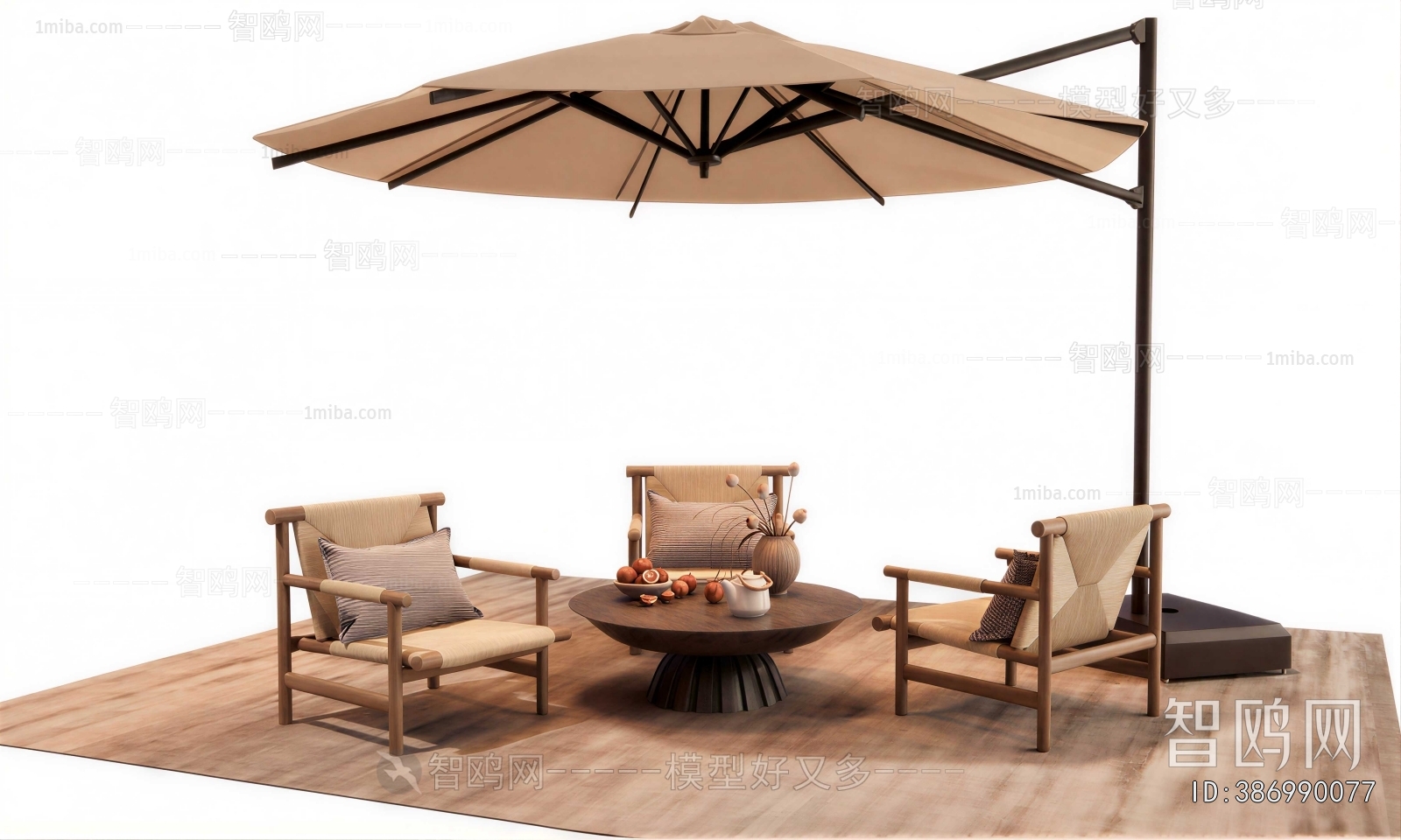Wabi-sabi Style Outdoor Chair