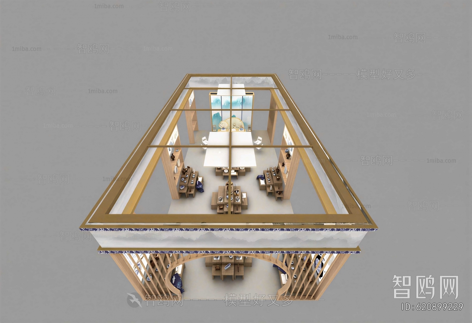 New Chinese Style Exhibition Hall
