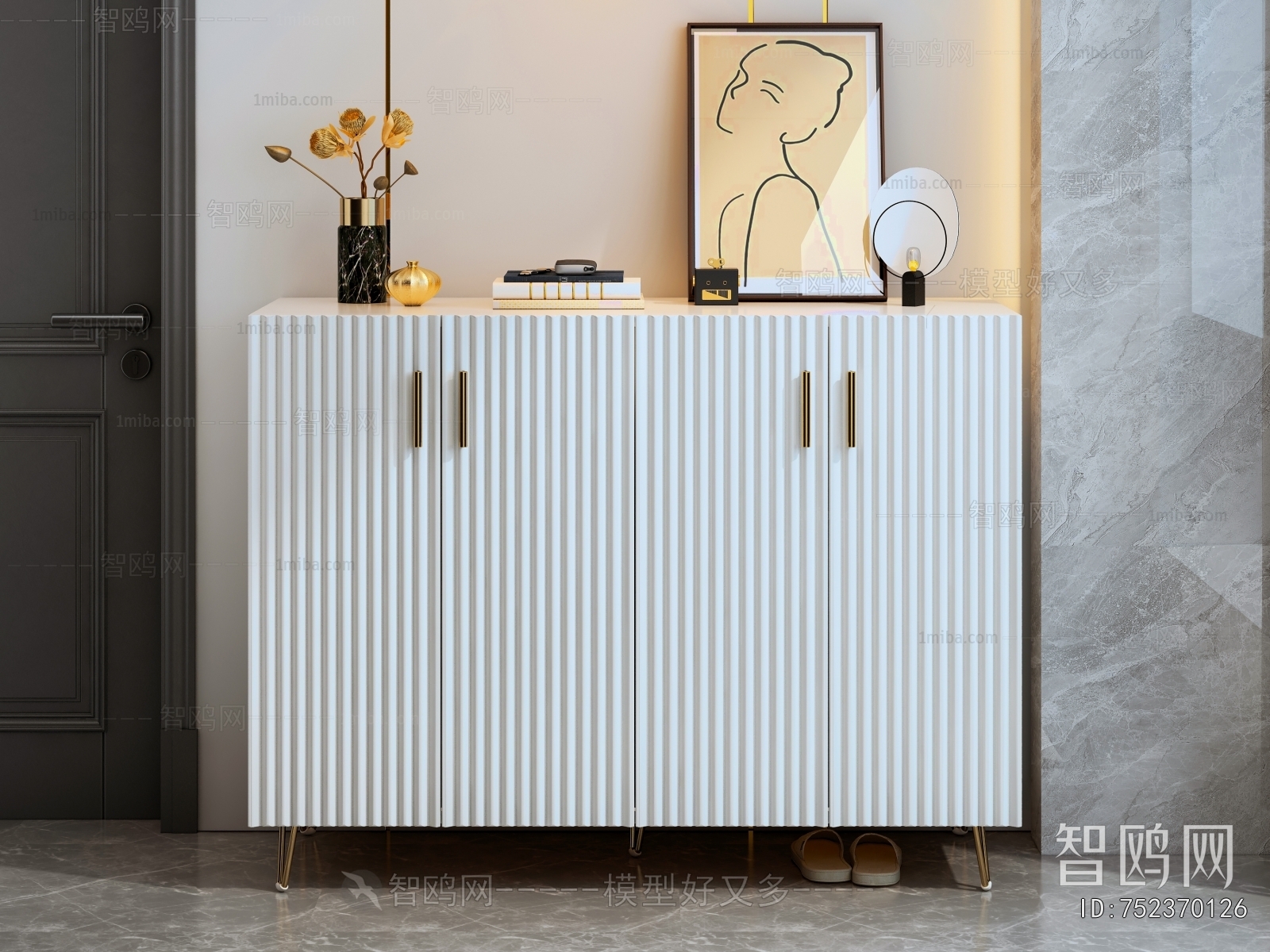 Modern Shoe Cabinet