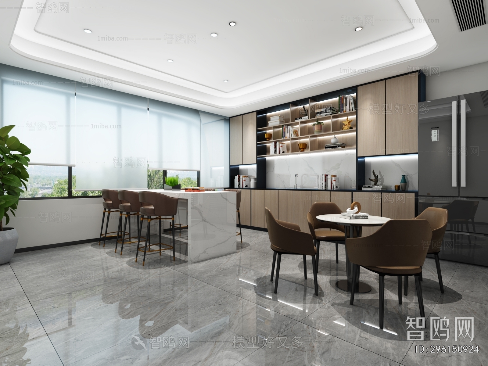 Industrial Style Staff Area