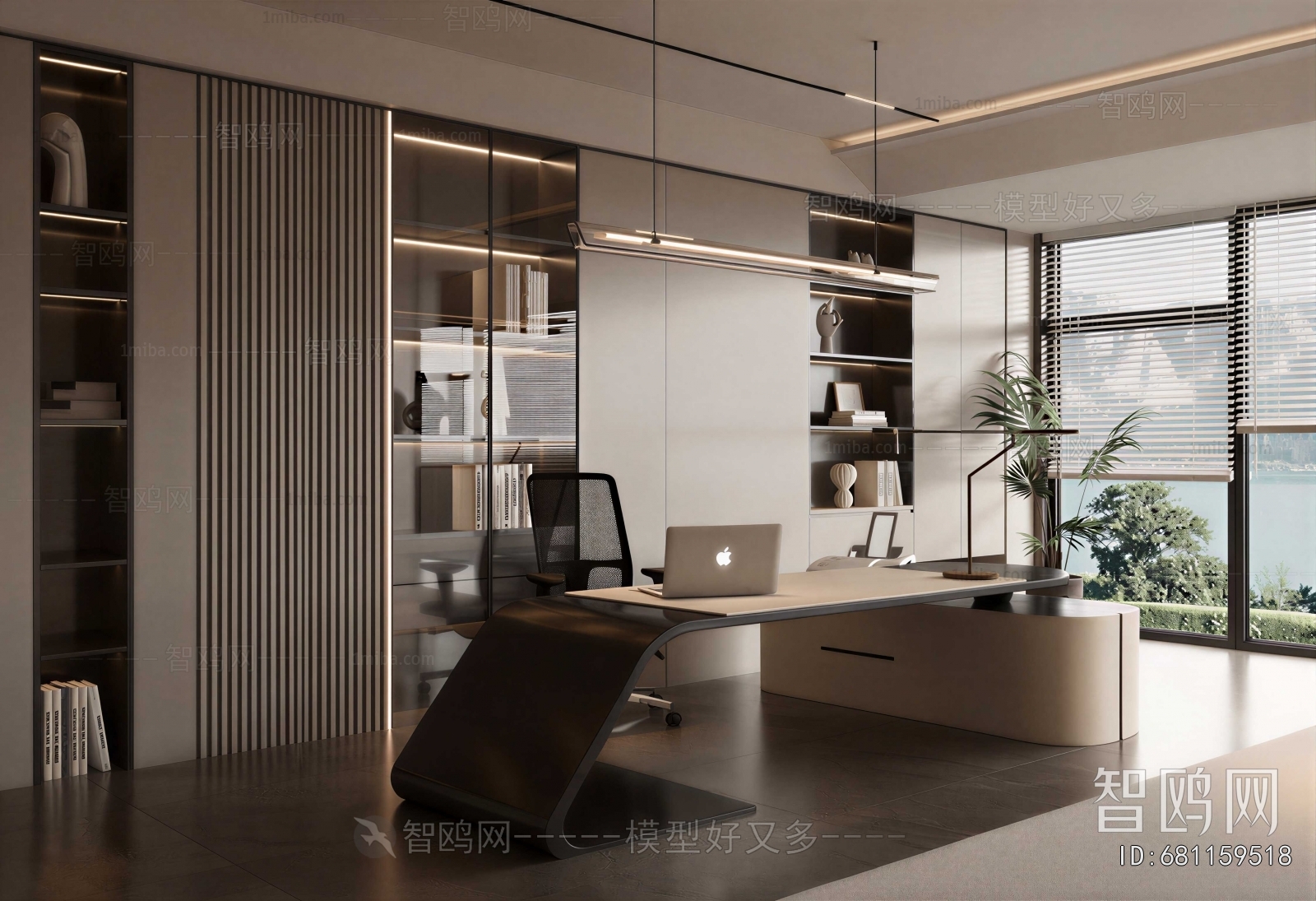 Modern Manager's Office