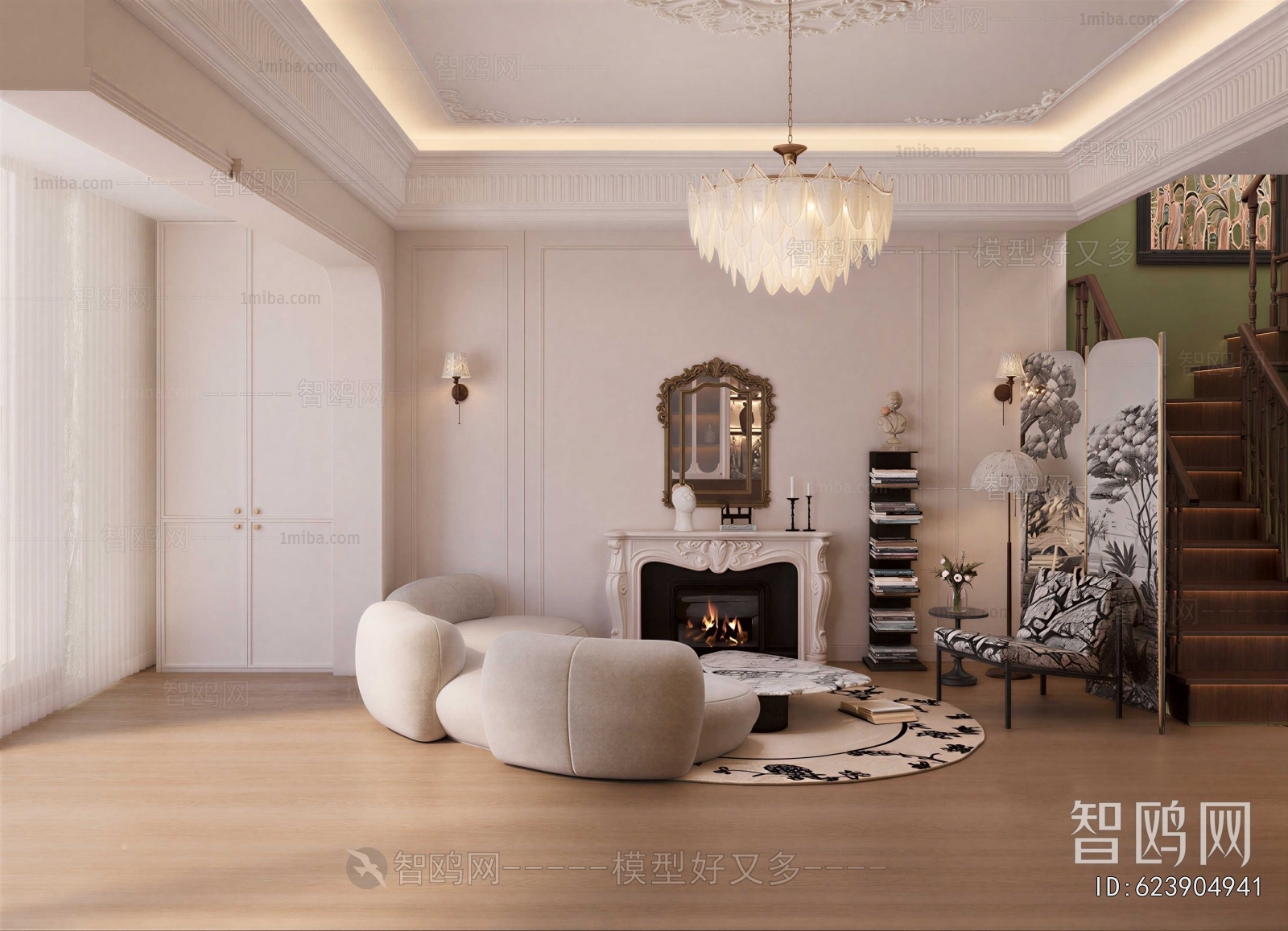 French Style A Living Room