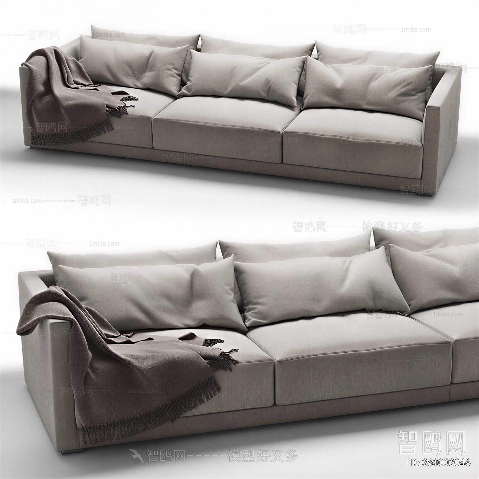 Modern Three-seat Sofa
