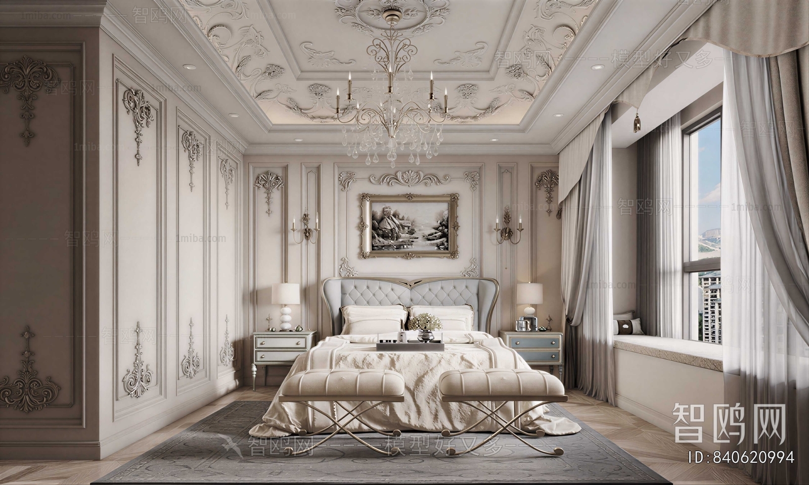 French Style Bedroom