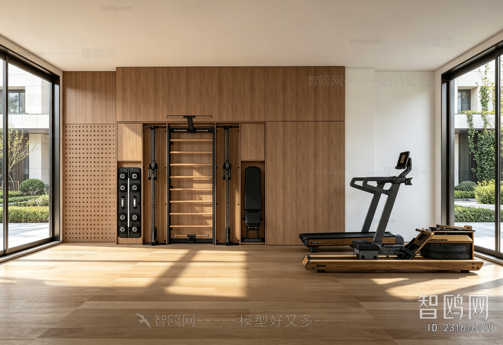 Modern Home Fitness Room