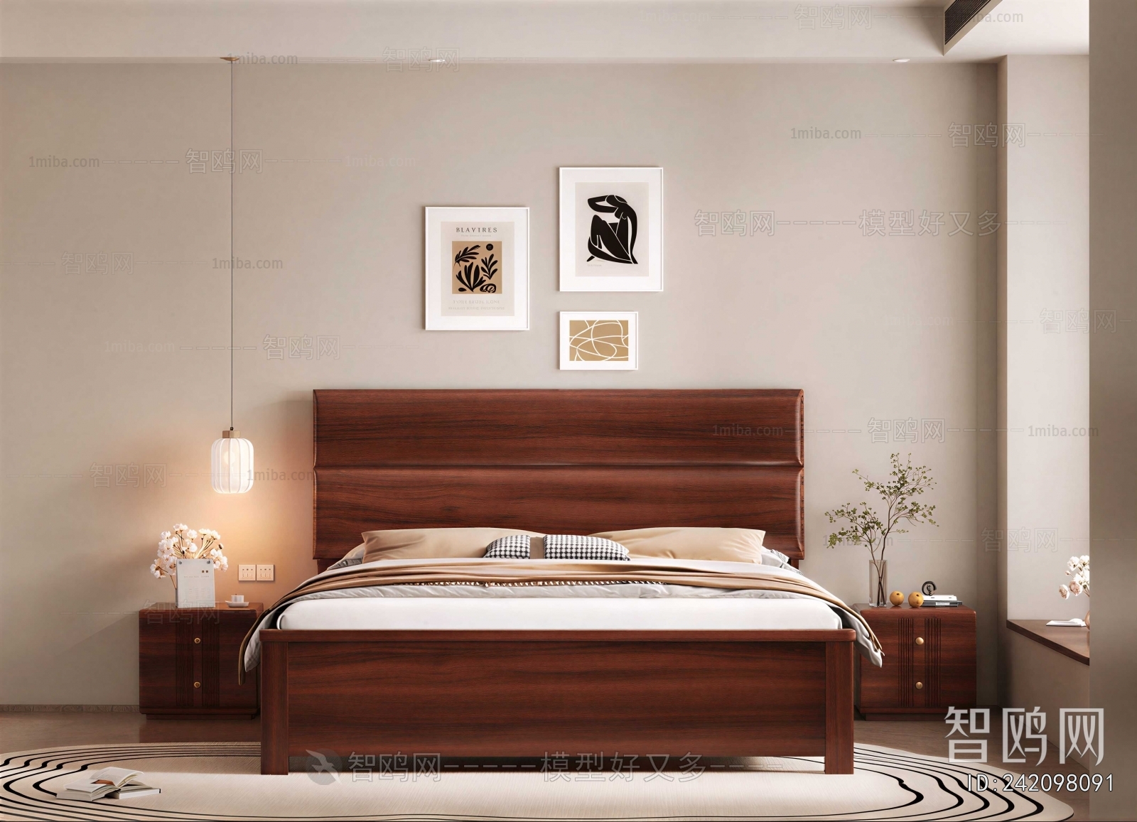 Wabi-sabi Style Bedroom