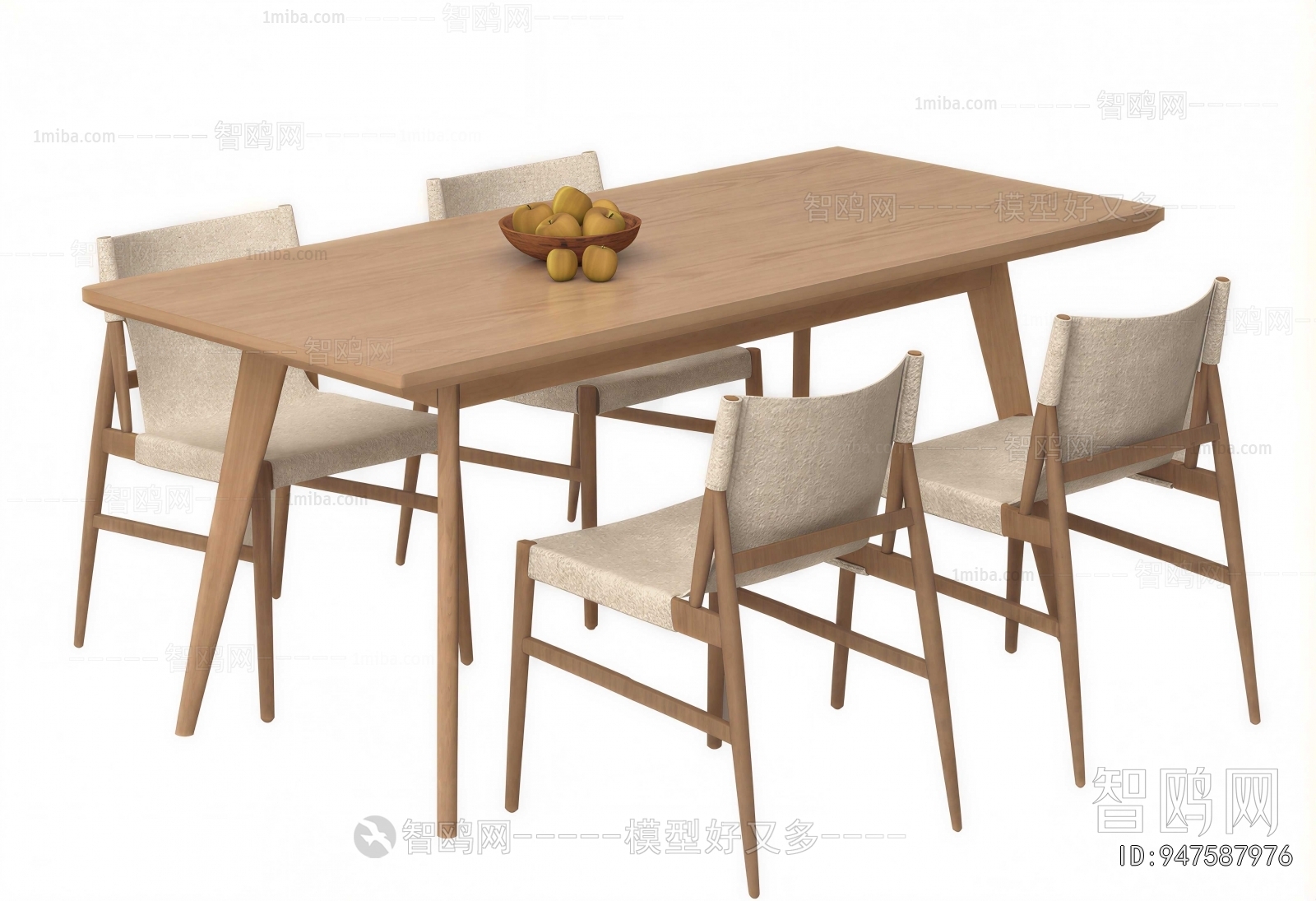 Nordic Style Dining Table And Chairs